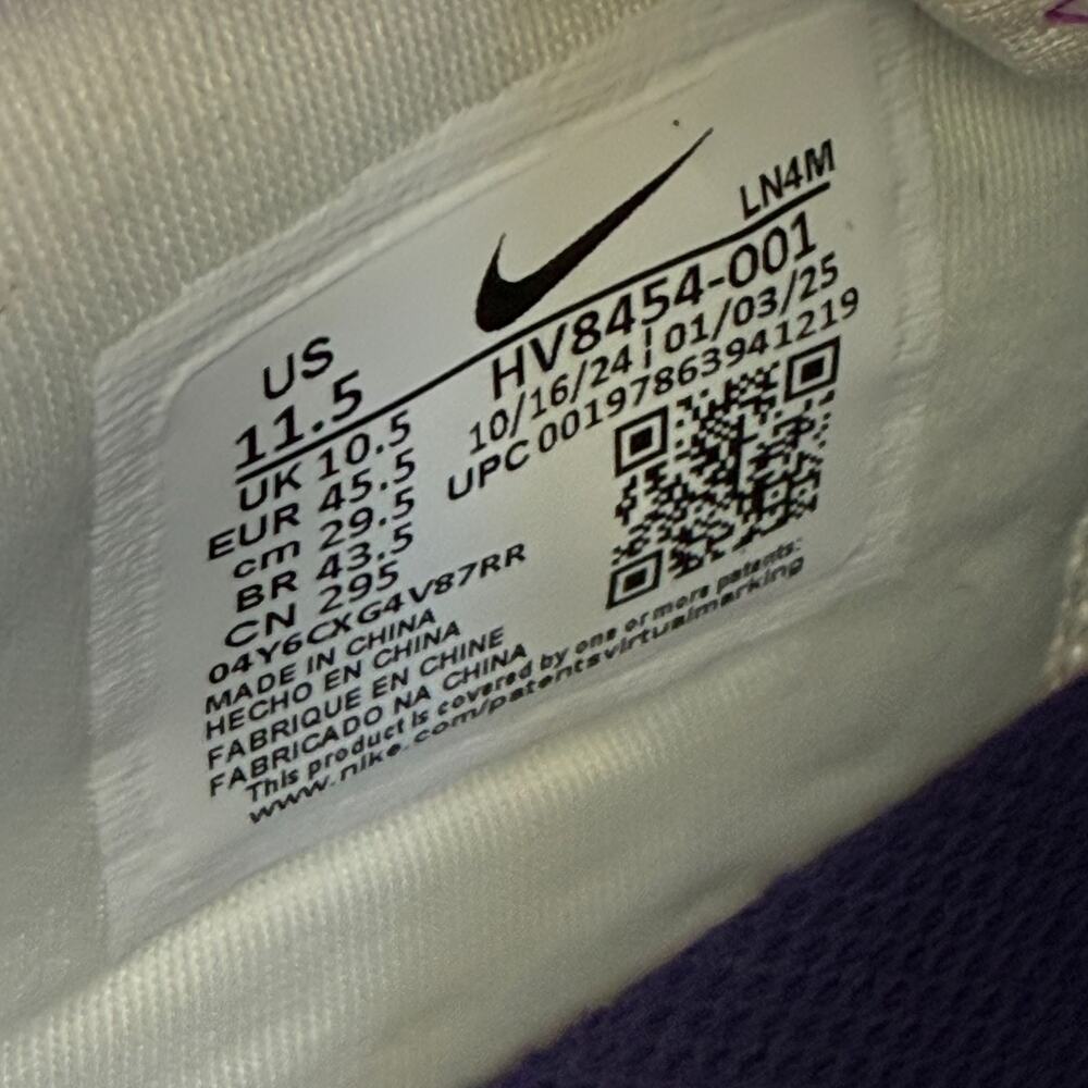 Nike LeBron XXII 22 Frozen Grapes Vivid Purple Soft Pearl HV8454-001 Mens 11.5 - Picture 10 of 10